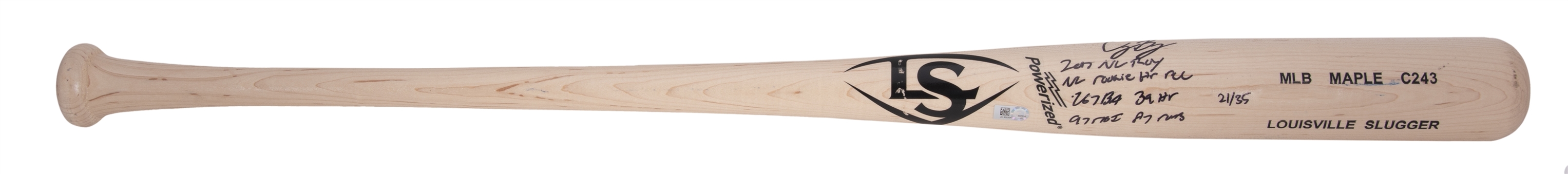Cody Bellinger Signed & Multi Inscribed Louisville Slugger C243 Model Bat- 21/35 (MLB Authenticated)